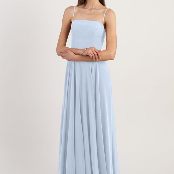 Jenny Yoo Renee Bridesmaids Dress, Whisper Blue 16 - Picture 1 of 1